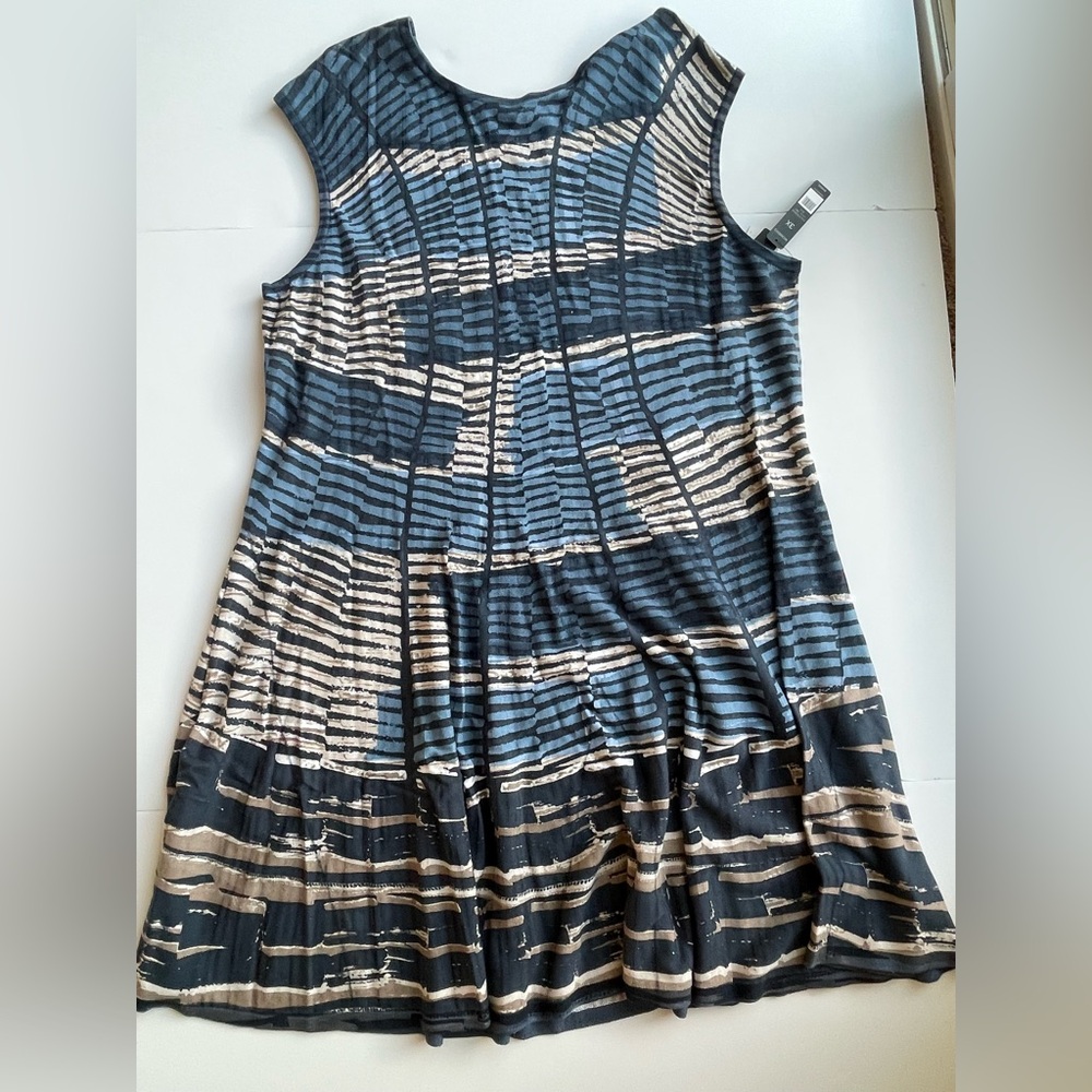 NIC+ZOE Multi-Color Striped Dress